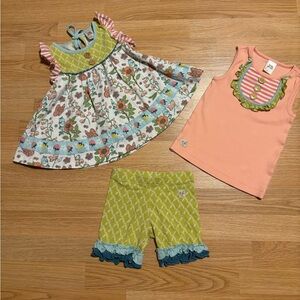 “Wildflower” 3pc set size 4/6 in great condition